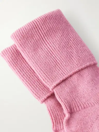 Johnstons of Elgin Ribbed Cashmere-blend Socks | Thumbnail 2 Johnstons of Elgin Ribbed Cashmere-blend Socks | Thumbnail 2
