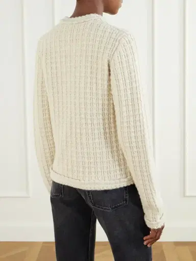 Isabel Marant Bouclé Wool And Alpaca-blend Cardigan | Thumbnail 4 Isabel Marant Bouclé Wool And Alpaca-blend Cardigan | Thumbnail 4