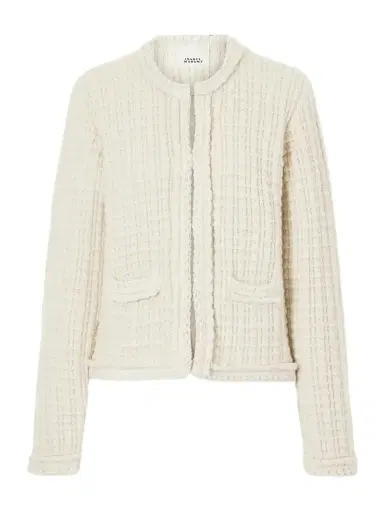 Isabel Marant Bouclé Wool And Alpaca-blend Cardigan | Thumbnail 1 Isabel Marant Bouclé Wool And Alpaca-blend Cardigan | Thumbnail 1