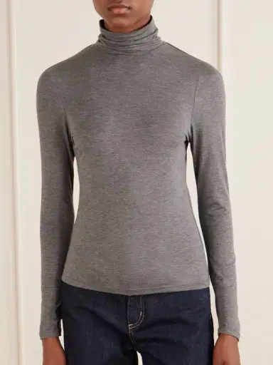 Nili Lotan Keria Stretch-jersey Turtleneck Top | Thumbnail 3 Nili Lotan Keria Stretch-jersey Turtleneck Top | Thumbnail 3