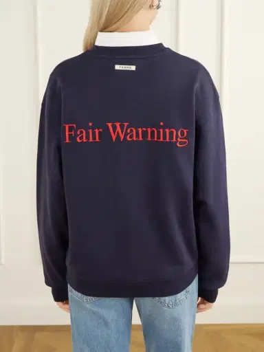 Frame + Sotheby's Logo-embroidered Cotton-jersey Sweatshirt | Thumbnail 4 Frame + Sotheby's Logo-embroidered Cotton-jersey Sweatshirt | Thumbnail 4
