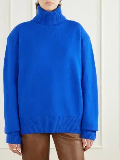 The Frankie Shop Gala Merino Wool And Cashmere-blend Turtleneck Sweater | Thumbnail 3 The Frankie Shop Gala Merino Wool And Cashmere-blend Turtleneck Sweater | Thumbnail 3