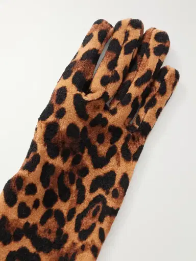 ANNA SUI Leopard-print Stretch-jersey Gloves | Thumbnail 3 ANNA SUI Leopard-print Stretch-jersey Gloves | Thumbnail 3