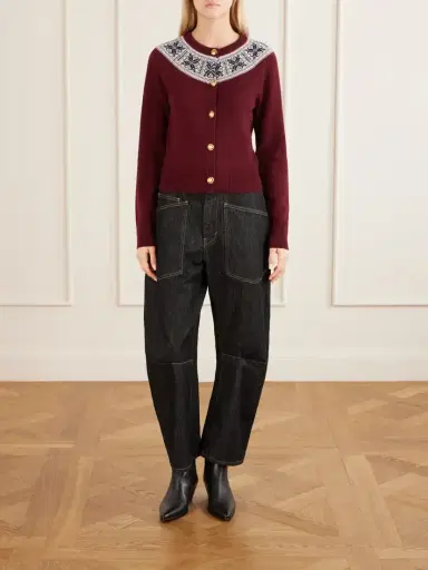Nili Lotan Josefa Fair Isle Cashmere Cardigan | Thumbnail 2 Nili Lotan Josefa Fair Isle Cashmere Cardigan | Thumbnail 2