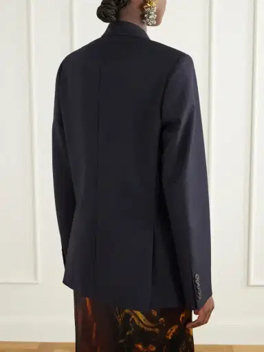 Dries Van Noten Embellished Double-breasted Wool Blazer | Thumbnail 4 Dries Van Noten Embellished Double-breasted Wool Blazer | Thumbnail 4