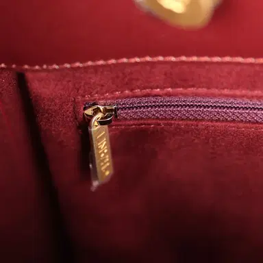 Chanel Chanel Small Studded Deauville Shopping Tote Burgundy Caviar Brushed Gold Hardware | Thumbnail 9 Chanel Chanel Small Studded Deauville Shopping Tote Burgundy Caviar Brushed Gold Hardware | Thumbnail 9