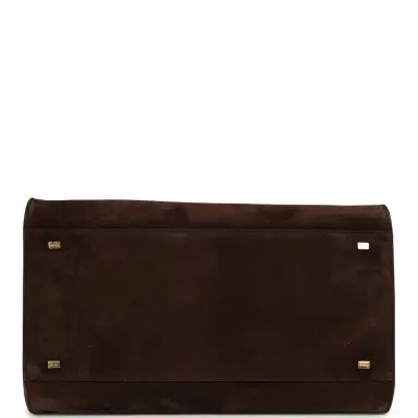 The Row The Row Soft Margaux 15 Bag Mocha Suede Gold Hardware | Thumbnail 6 The Row The Row Soft Margaux 15 Bag Mocha Suede Gold Hardware | Thumbnail 6
