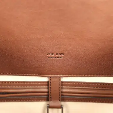 The Row The Row Soft Margaux 17 Bag Deep Brown Saddle Silver Hardware | Thumbnail 12 The Row The Row Soft Margaux 17 Bag Deep Brown Saddle Silver Hardware | Thumbnail 12