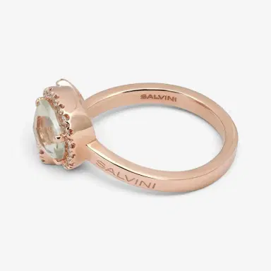 Salvini Salvini 18K Rose Gold Amethyst, Prasiolite & Diamond Wrap Ring Sz. 6.25 by The Solist | Thumbnail 5 Salvini Salvini 18K Rose Gold Amethyst, Prasiolite & Diamond Wrap Ring Sz. 6.25 by The Solist | Thumbnail 5