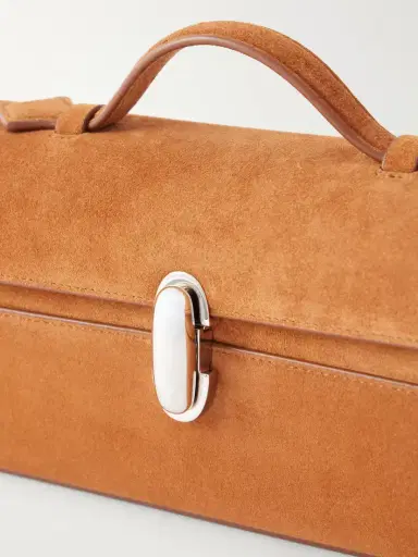 Savette Slim Pochette Suede Tote | Thumbnail 5 Savette Slim Pochette Suede Tote | Thumbnail 5
