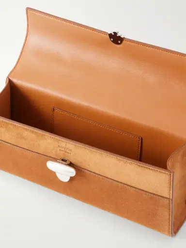 Savette Slim Pochette Suede Tote | Thumbnail 6 Savette Slim Pochette Suede Tote | Thumbnail 6