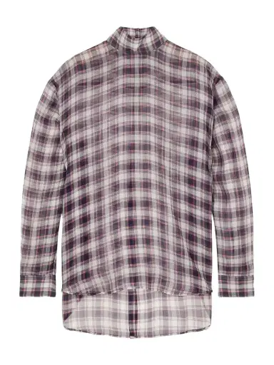 Tibi Reversable Checked Cotton And Silk-blend Shirt | Thumbnail 1 Tibi Reversable Checked Cotton And Silk-blend Shirt | Thumbnail 1
