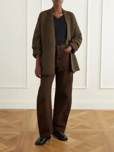 Lauren Manoogian Coto Belted Alpaca-blend Cardigan | Thumbnail 2 Lauren Manoogian Coto Belted Alpaca-blend Cardigan | Thumbnail 2