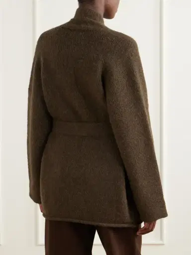 Lauren Manoogian Coto Belted Alpaca-blend Cardigan | Thumbnail 4 Lauren Manoogian Coto Belted Alpaca-blend Cardigan | Thumbnail 4