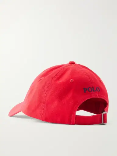Polo Ralph Lauren Embroidered Cotton-twill Cap | Thumbnail 3 Polo Ralph Lauren Embroidered Cotton-twill Cap | Thumbnail 3