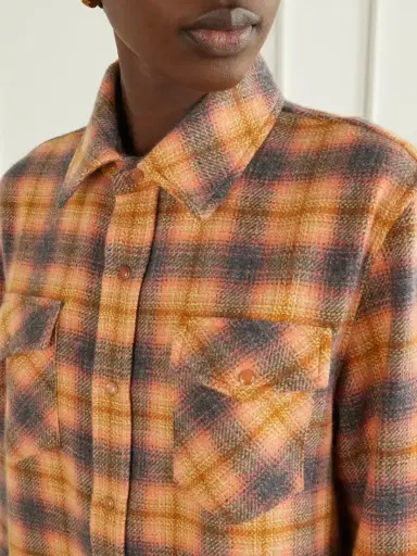 God’s True Cashmere Checked Cashmere Shirt | Thumbnail 5 God’s True Cashmere Checked Cashmere Shirt | Thumbnail 5
