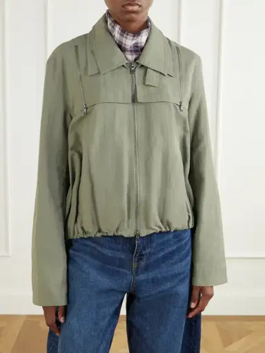 Tibi Cropped Shell Jacket | Thumbnail 3 Tibi Cropped Shell Jacket | Thumbnail 3