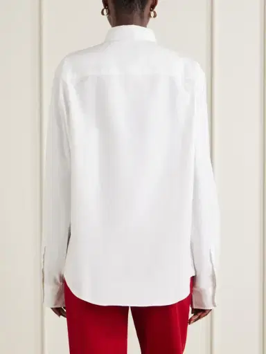 AMI PARIS Adc Embroidered Cotton Oxford Shirt | Thumbnail 3 AMI PARIS Adc Embroidered Cotton Oxford Shirt | Thumbnail 3