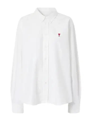 AMI PARIS Adc Embroidered Cotton Oxford Shirt | Thumbnail 1 AMI PARIS Adc Embroidered Cotton Oxford Shirt | Thumbnail 1