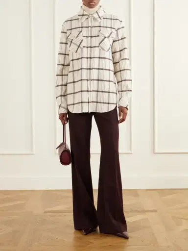 God’s True Cashmere Checked Cashmere Shirt | Thumbnail 2 God’s True Cashmere Checked Cashmere Shirt | Thumbnail 2