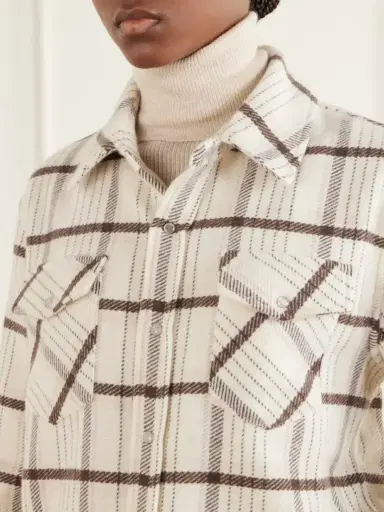 God’s True Cashmere Checked Cashmere Shirt | Thumbnail 5 God’s True Cashmere Checked Cashmere Shirt | Thumbnail 5
