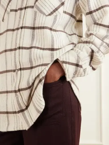 God’s True Cashmere Checked Cashmere Shirt | Thumbnail 6 God’s True Cashmere Checked Cashmere Shirt | Thumbnail 6