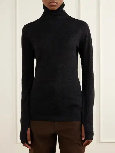 Lauren Manoogian Merino Wool And Alpaca-blend Turtleneck Sweater | Thumbnail 3 Lauren Manoogian Merino Wool And Alpaca-blend Turtleneck Sweater | Thumbnail 3