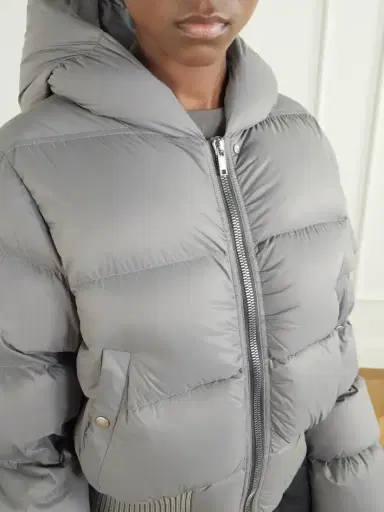 Rick Owens Cinched Hooded Cropped Shell Jacket | Thumbnail 5 Rick Owens Cinched Hooded Cropped Shell Jacket | Thumbnail 5