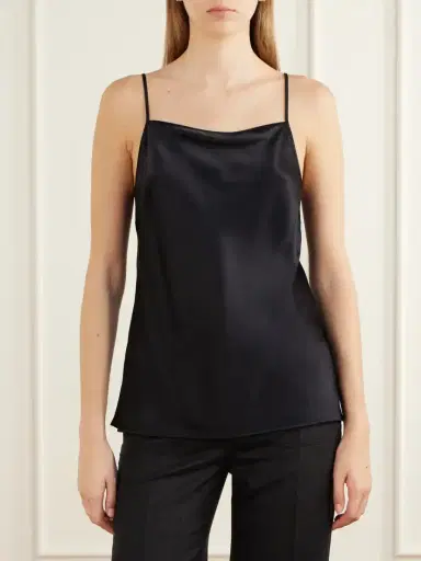 Joseph Cloe Silk-satin Tank | Thumbnail 3 Joseph Cloe Silk-satin Tank | Thumbnail 3