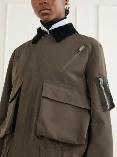 Sacai Cotton-blend Shell Jacket | Thumbnail 4 Sacai Cotton-blend Shell Jacket | Thumbnail 4