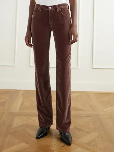 Haikure Carly Cotton-velvet Mid-rise Straight-leg Pants | Thumbnail 3 Haikure Carly Cotton-velvet Mid-rise Straight-leg Pants | Thumbnail 3