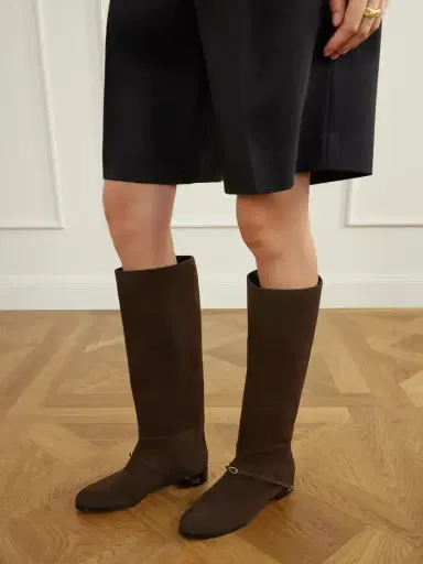 Jennifer Chamandi Thierry Suede Knee-high Boots | Thumbnail 2 Jennifer Chamandi Thierry Suede Knee-high Boots | Thumbnail 2