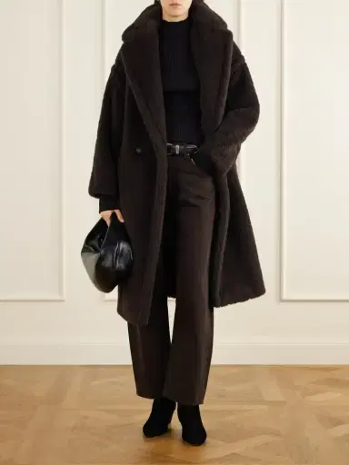 Max Mara Tedgirl Alpaca, Wool And Silk-blend Coat | Thumbnail 2 Max Mara Tedgirl Alpaca, Wool And Silk-blend Coat | Thumbnail 2