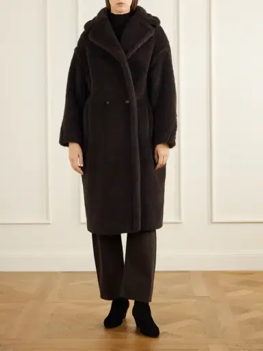 Max Mara Tedgirl Alpaca, Wool And Silk-blend Coat | Thumbnail 3 Max Mara Tedgirl Alpaca, Wool And Silk-blend Coat | Thumbnail 3