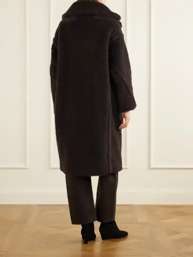 Max Mara Tedgirl Alpaca, Wool And Silk-blend Coat | Thumbnail 4 Max Mara Tedgirl Alpaca, Wool And Silk-blend Coat | Thumbnail 4