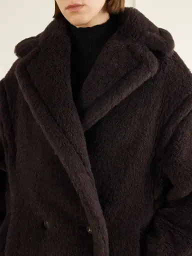Max Mara Tedgirl Alpaca, Wool And Silk-blend Coat | Thumbnail 5 Max Mara Tedgirl Alpaca, Wool And Silk-blend Coat | Thumbnail 5