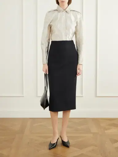 Jil Sander Floral-jacquard Shirt | Thumbnail 2 Jil Sander Floral-jacquard Shirt | Thumbnail 2