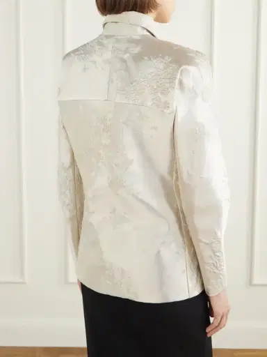 Jil Sander Floral-jacquard Shirt | Thumbnail 4 Jil Sander Floral-jacquard Shirt | Thumbnail 4