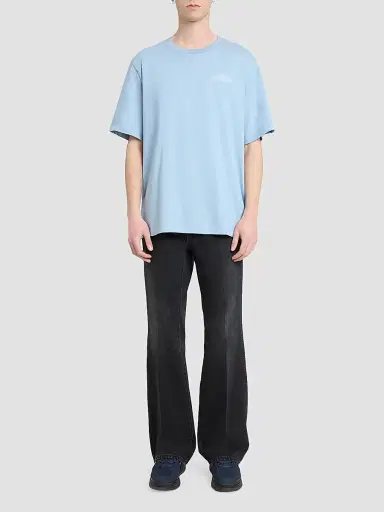 AMIRI Men's Spirit Cotton Crewneck T-Shirt - Ashley Blue - Size Small | Thumbnail 2 AMIRI Men's Spirit Cotton Crewneck T-Shirt - Ashley Blue - Size Small | Thumbnail 2