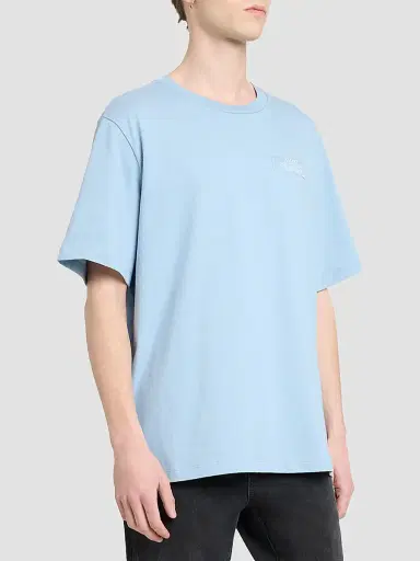 AMIRI Men's Spirit Cotton Crewneck T-Shirt - Ashley Blue - Size Small | Thumbnail 4 AMIRI Men's Spirit Cotton Crewneck T-Shirt - Ashley Blue - Size Small | Thumbnail 4