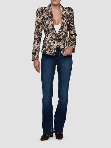 L'Agence Women's Kaisley Toile-Print Blazer | Thumbnail 2 L'Agence Women's Kaisley Toile-Print Blazer | Thumbnail 2