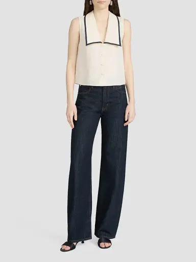 Frame Women's The Cabana Linen Top | Thumbnail 2 Frame Women's The Cabana Linen Top | Thumbnail 2
