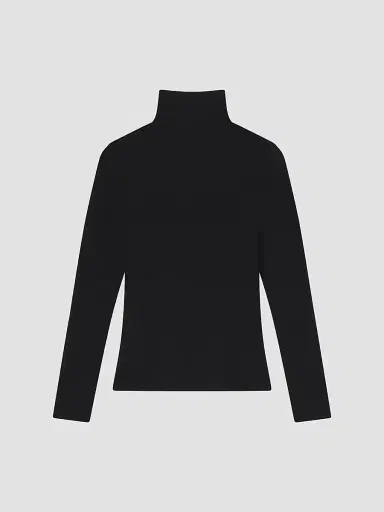 Frame Women's The Shadow Cotton Turtleneck | Thumbnail 7 Frame Women's The Shadow Cotton Turtleneck | Thumbnail 7