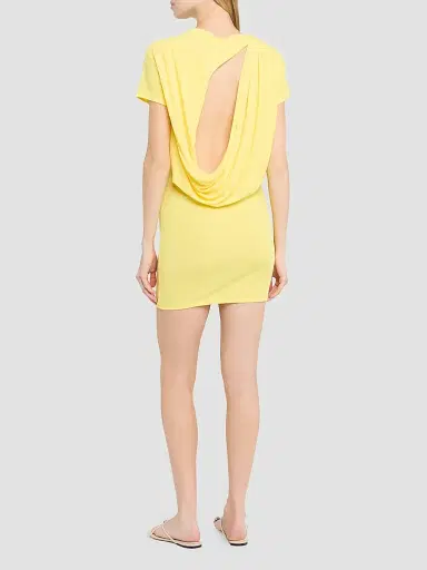 Jacquemus Women's Fluid Open-Back Mini Dress | Thumbnail 4 Jacquemus Women's Fluid Open-Back Mini Dress | Thumbnail 4