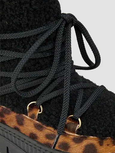 Pollini Women's Lace-Up Shearling Ankle Boots | Thumbnail 6 Pollini Women's Lace-Up Shearling Ankle Boots | Thumbnail 6