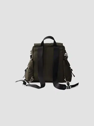 Prada Men's Explore Re-Nylon and Leather Backpack - Green | Thumbnail 4 Prada Men's Explore Re-Nylon and Leather Backpack - Green | Thumbnail 4