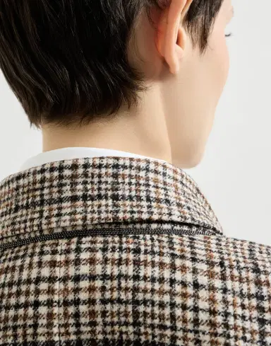 Brunello Cucinelli Prince of Wales blazer | Thumbnail 4 Brunello Cucinelli Prince of Wales blazer | Thumbnail 4