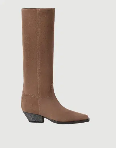 Brunello Cucinelli Suede boots with monili | Thumbnail 6 Brunello Cucinelli Suede boots with monili | Thumbnail 6
