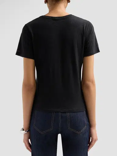 Cinq à Sept Women's All You Need Is Amour Shrunken Band T-Shirt | Thumbnail 3 Cinq à Sept Women's All You Need Is Amour Shrunken Band T-Shirt | Thumbnail 3