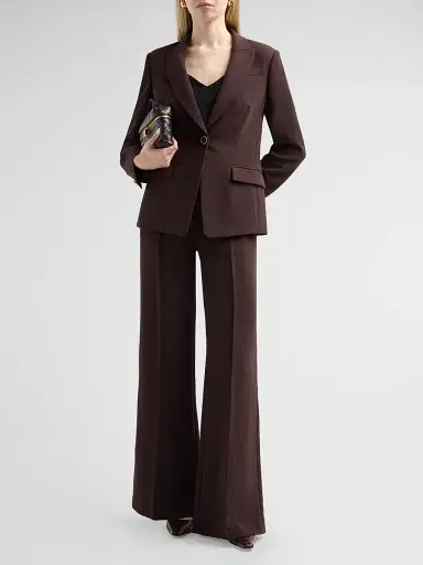 Milly Women's Avery Cady Single-Breasted Blazer | Thumbnail 2 Milly Women's Avery Cady Single-Breasted Blazer | Thumbnail 2